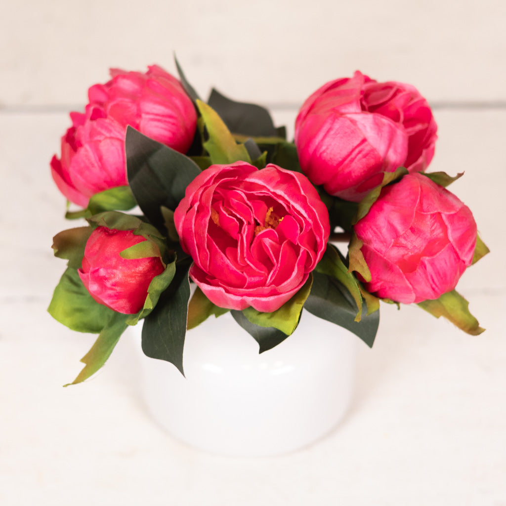 Real Touch Magenta Peony Bundle