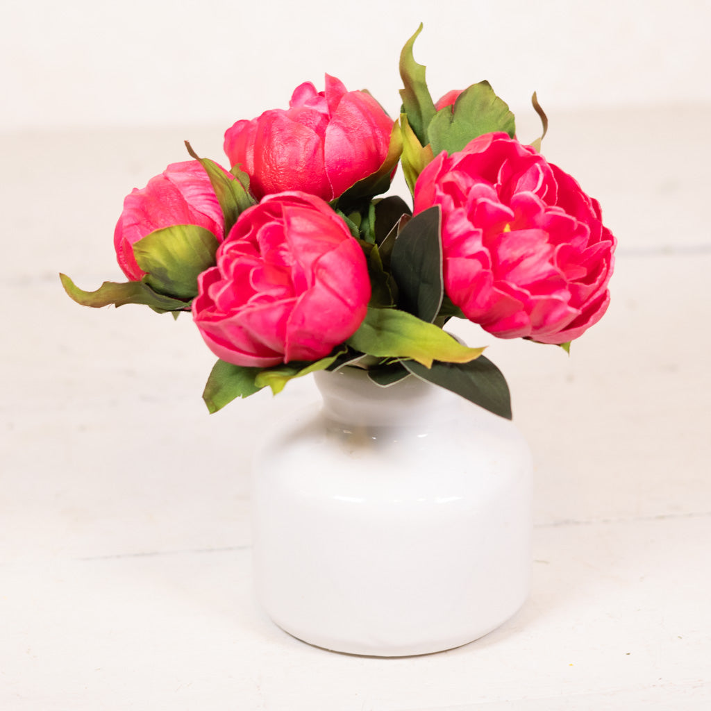 Real Touch Magenta Peony Bundle