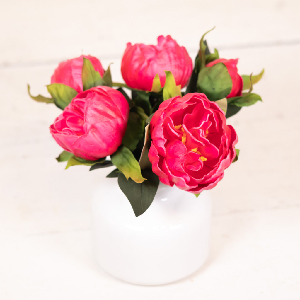 Real Touch Magenta Peony Bundle