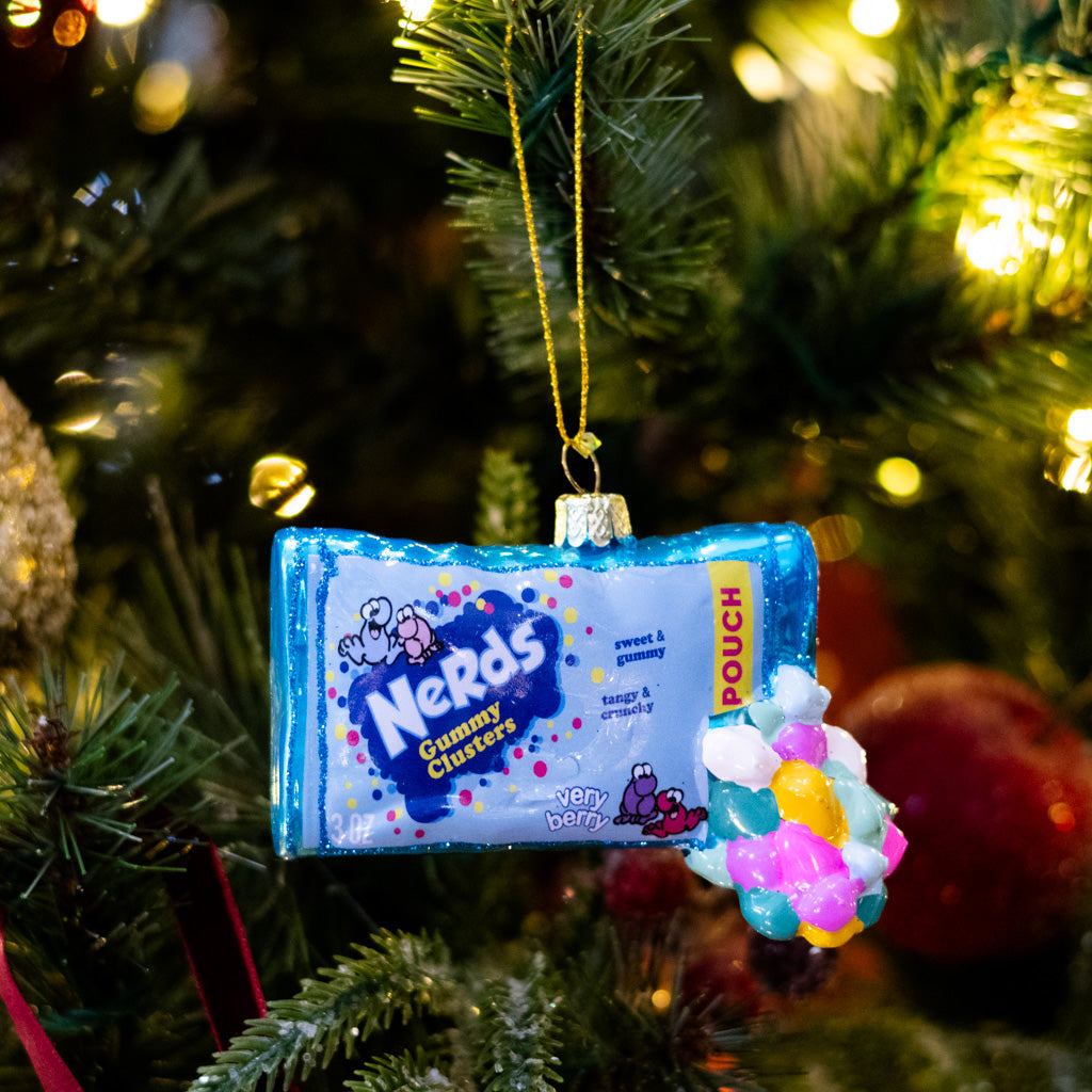 Bag of Gummy Cluster Candy Glass Ornament