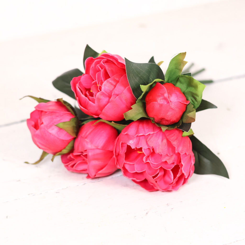 Real Touch Magenta Peony Bundle