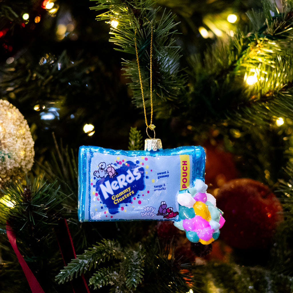 Bag of Gummy Cluster Candy Glass Ornament