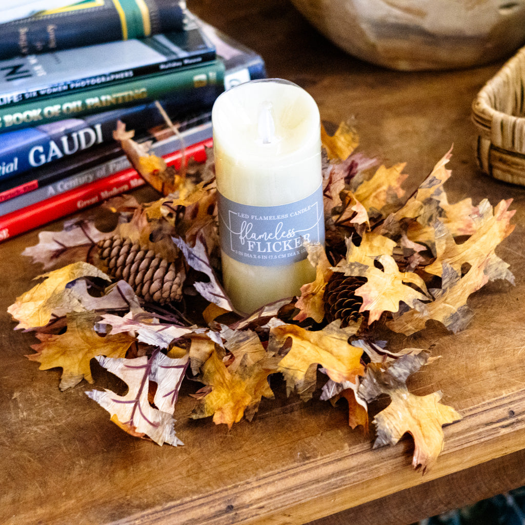 Autumn Maple Leaf Candle Ring