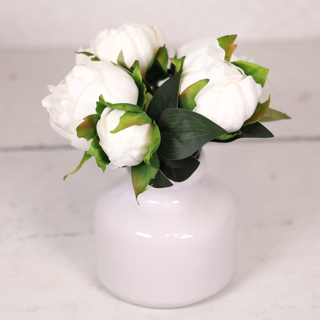 Real Touch White Peony Bundle