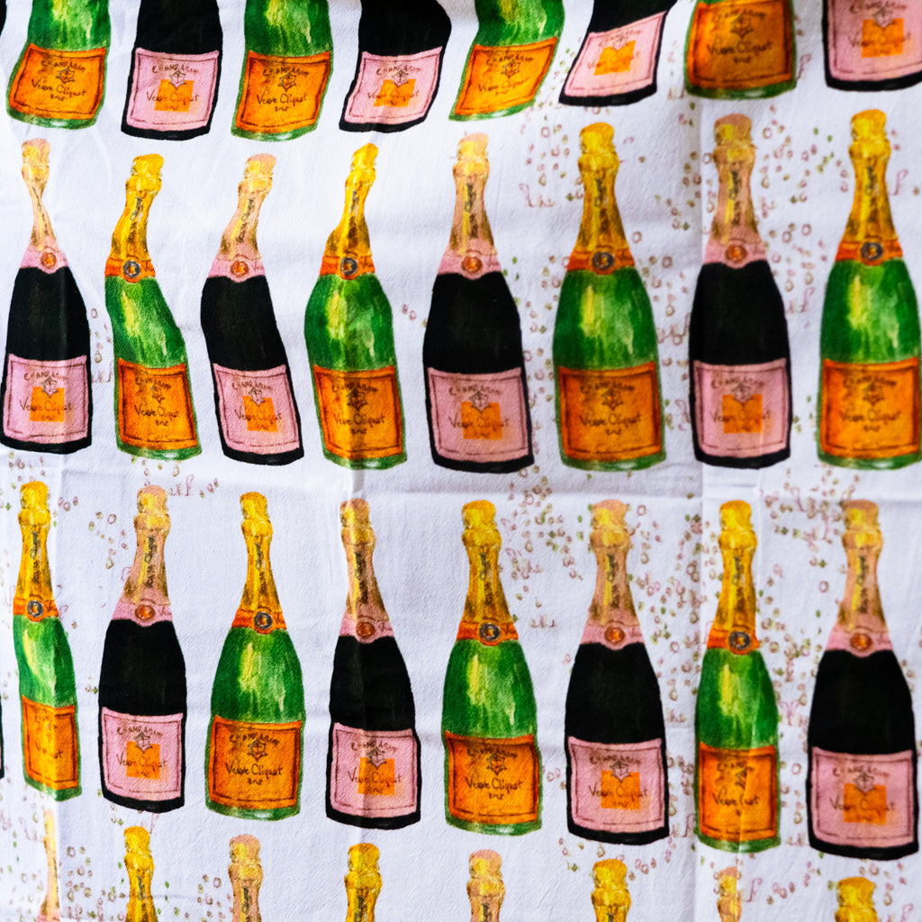 Champagne Bubbles Kitchen Square