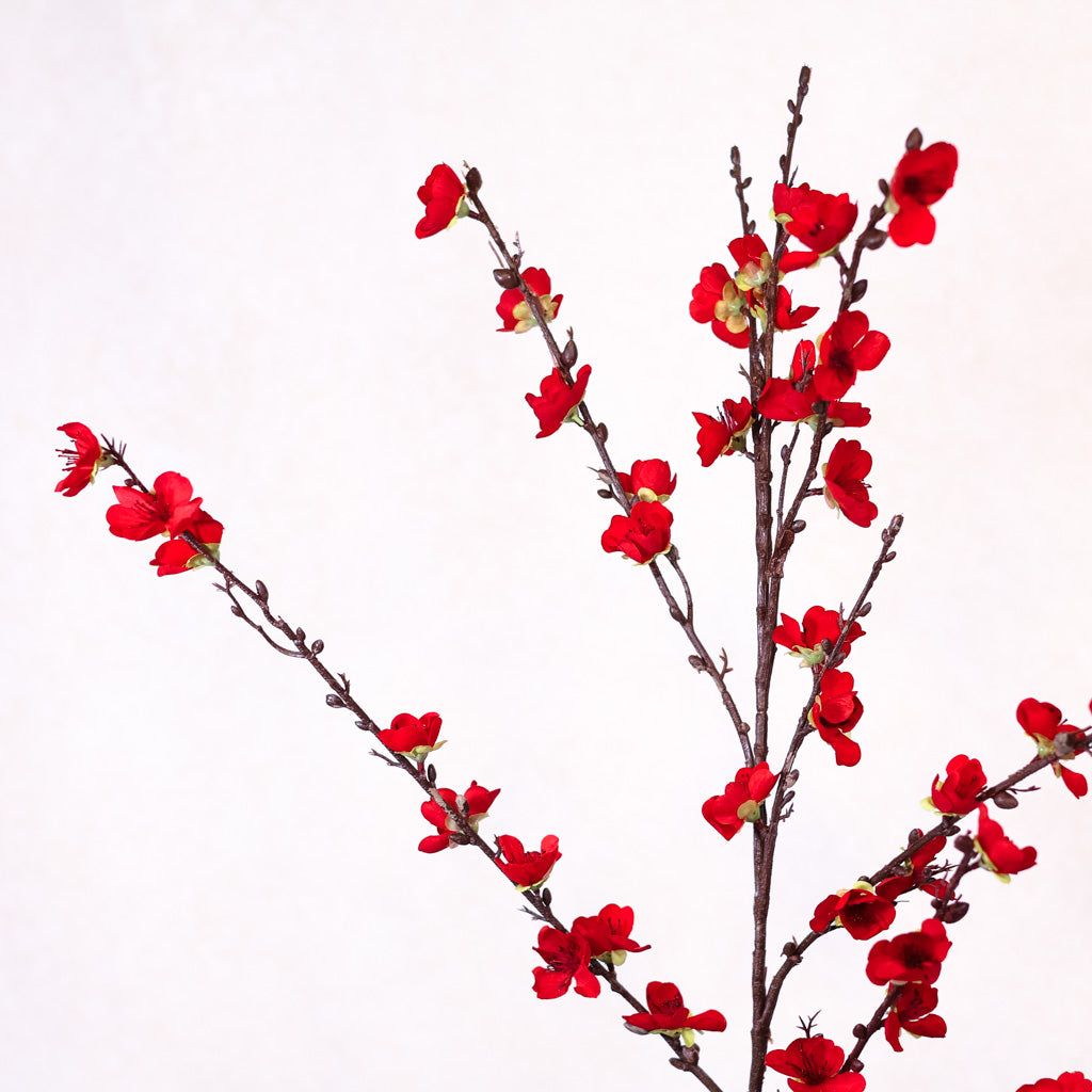 Plum Red Blossom Spray