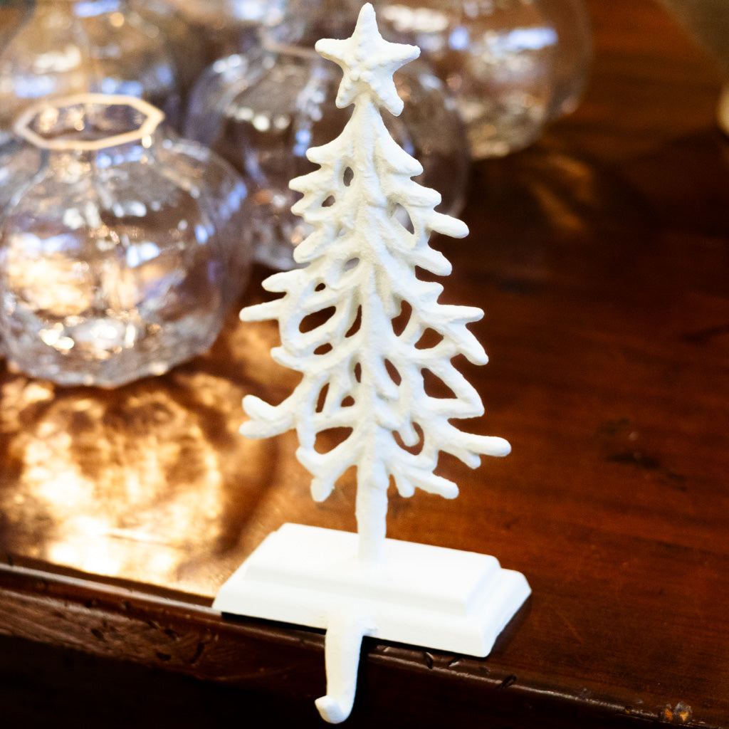 White Coral Tree Stocking Holder