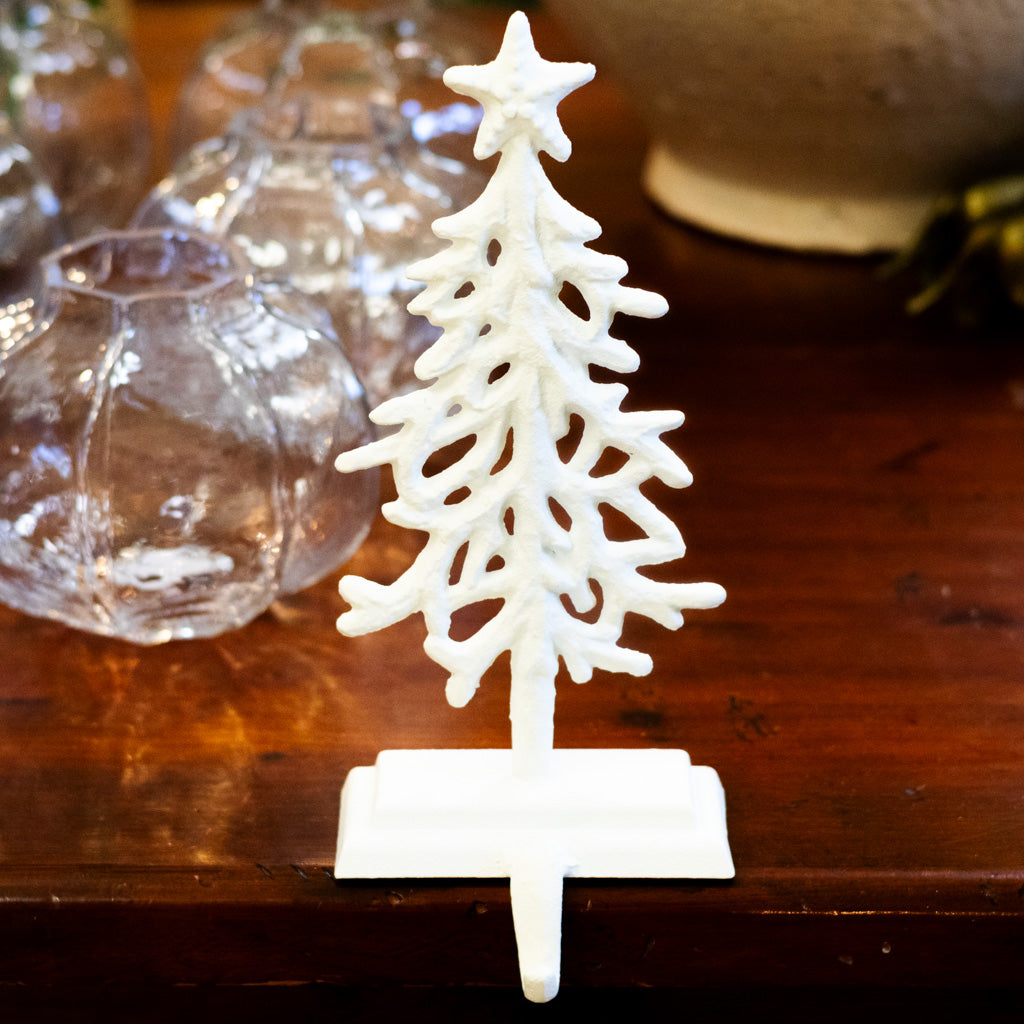 White Coral Tree Stocking Holder
