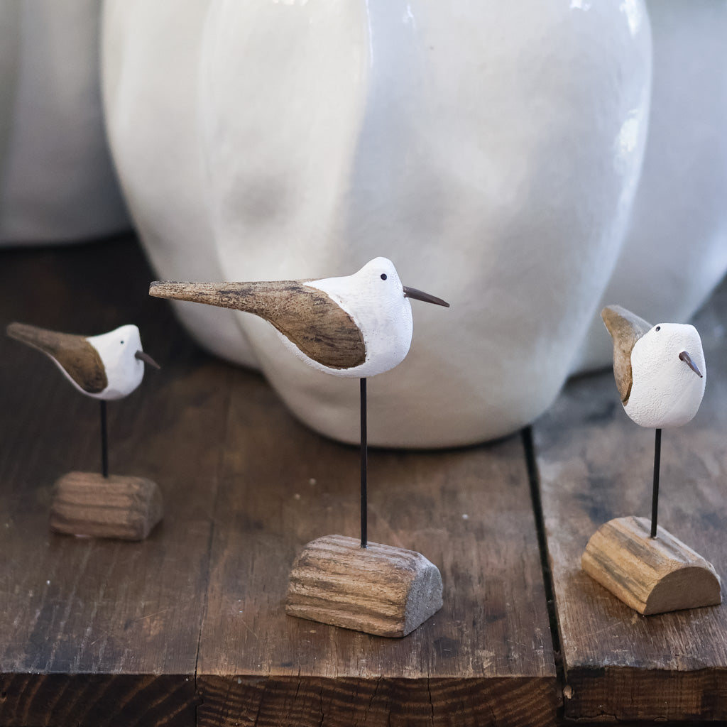 Seagull on Driftwood Tall