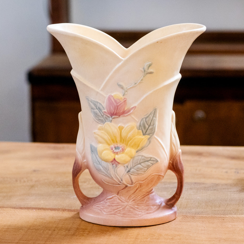 Hull Pottery Vase Dusty Rose