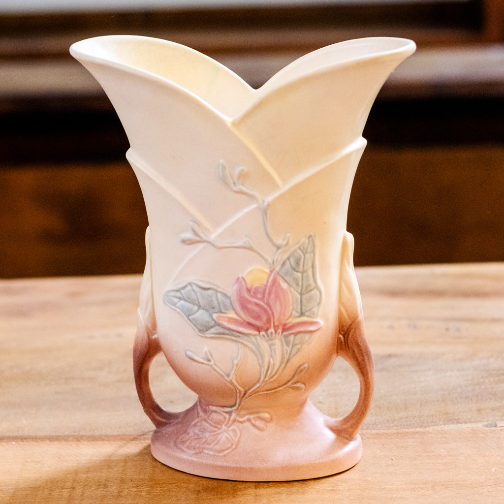 Hull Pottery Vase Dusty Rose