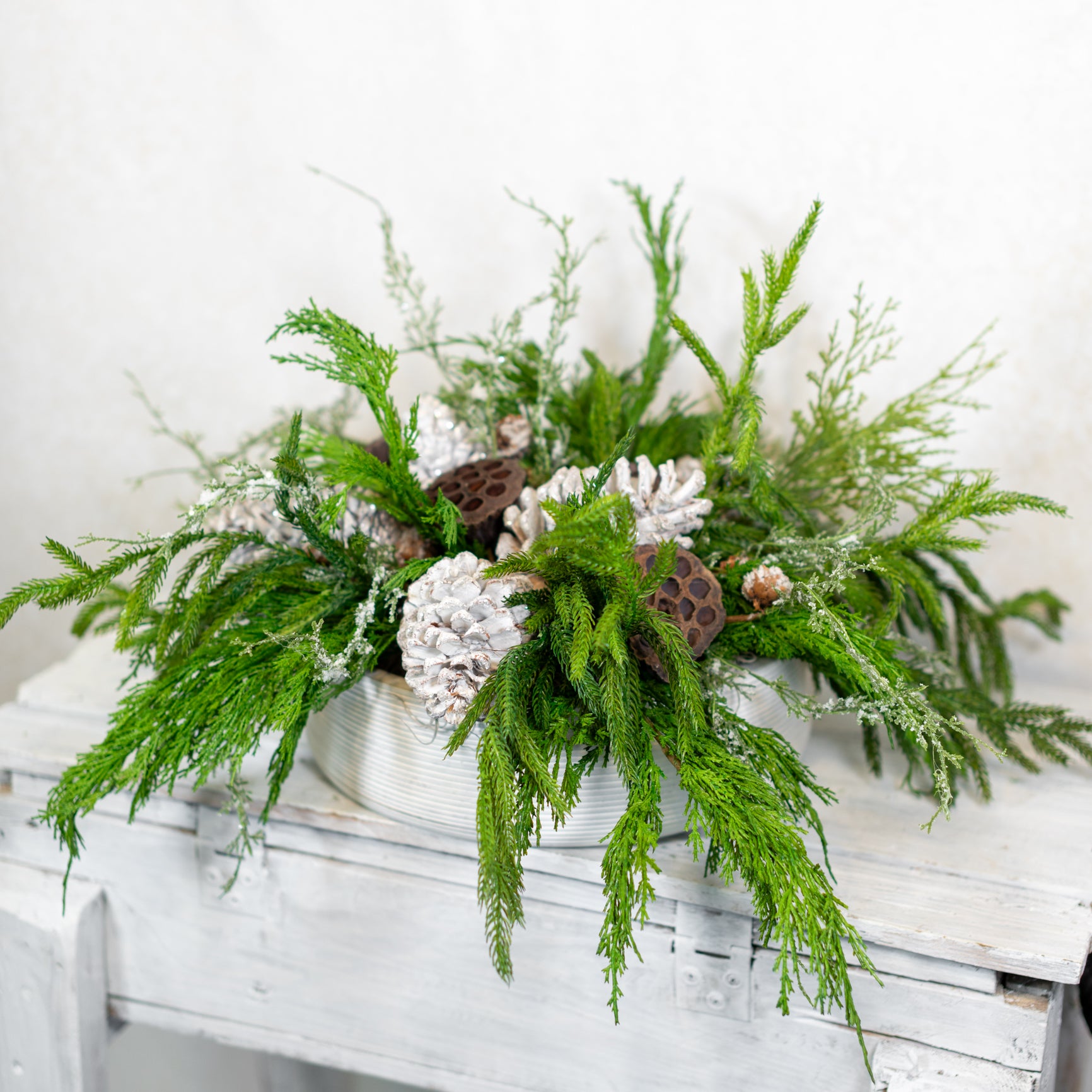 Iced Preserve Centerpiece Drop-in