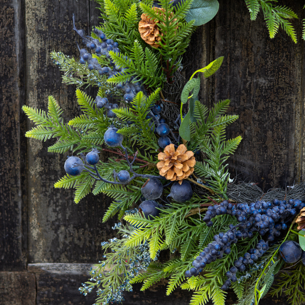 26"D Blueberry Hill Wreath