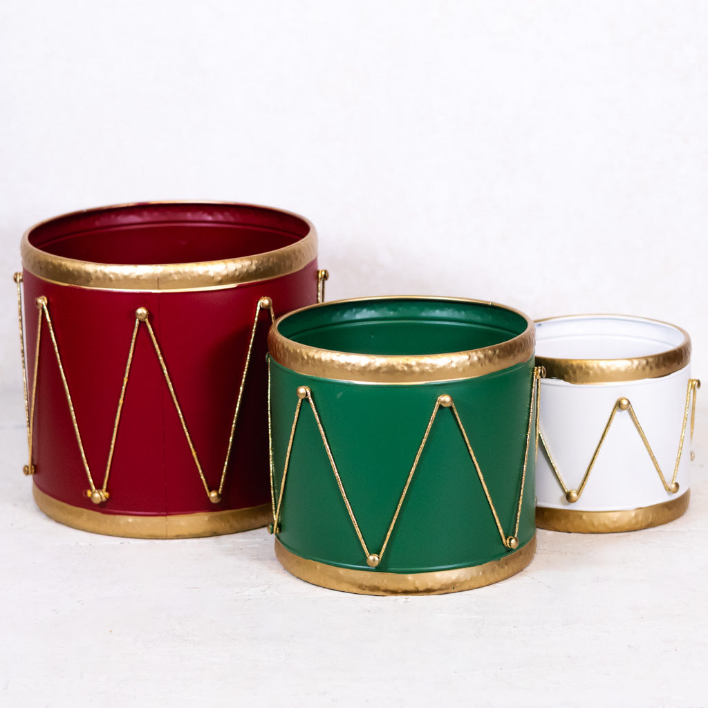 Metal Green Drum Container