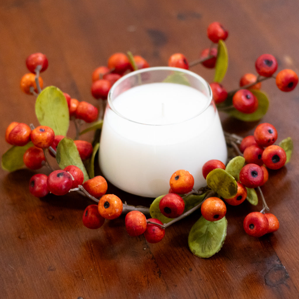 Orange Berry Candle Ring