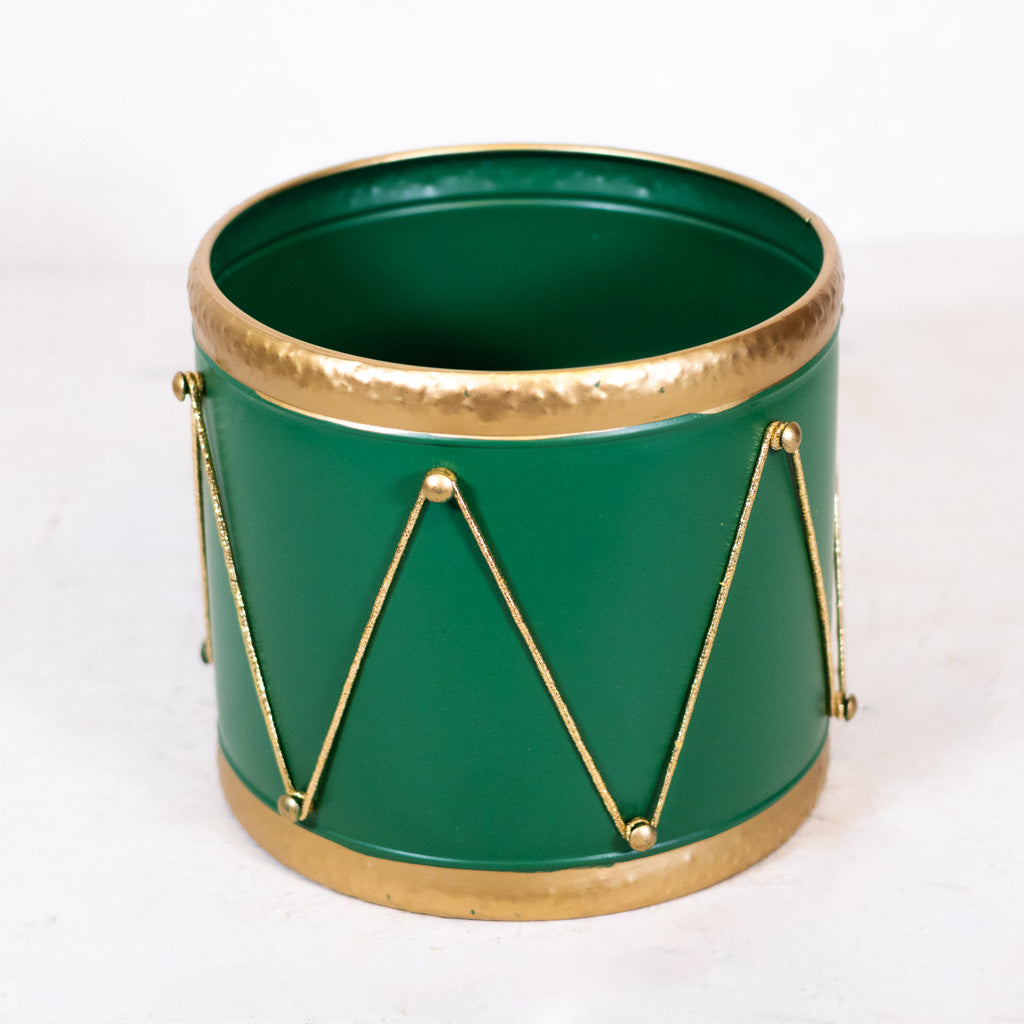 Metal Green Drum Container