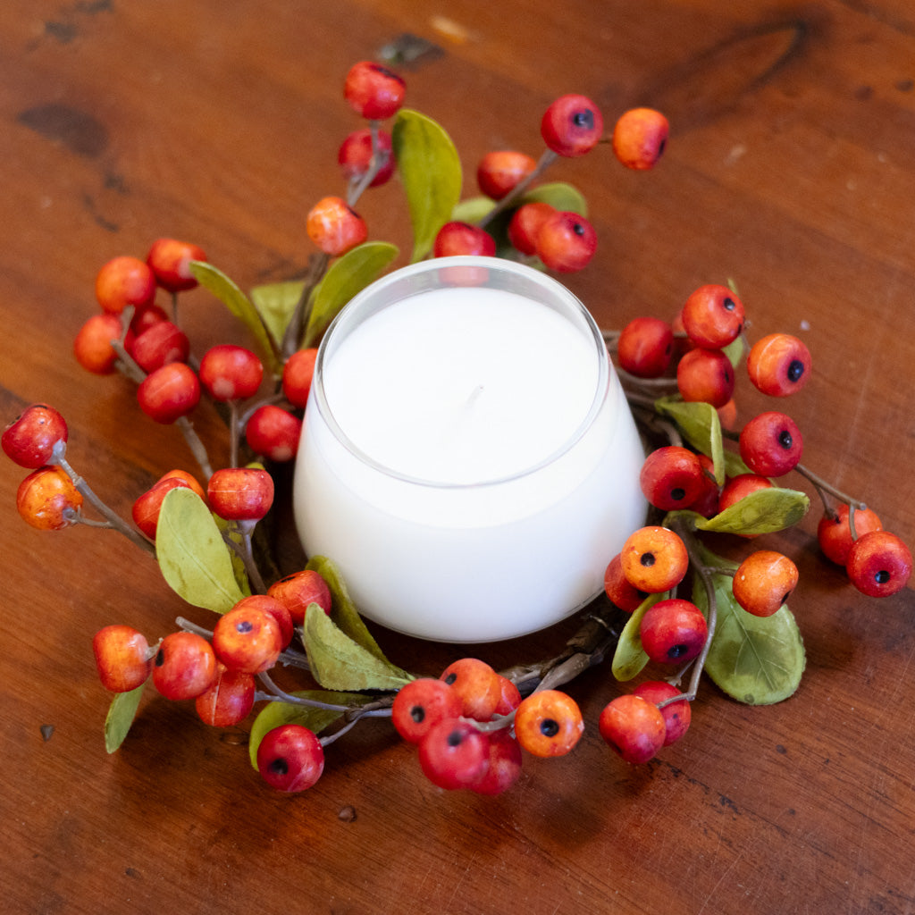 Orange Berry Candle Ring