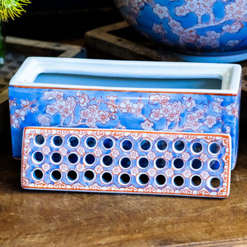 Blue Salmon Longlife Flower Arranger