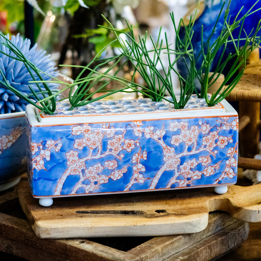 Blue Salmon Longlife Flower Arranger