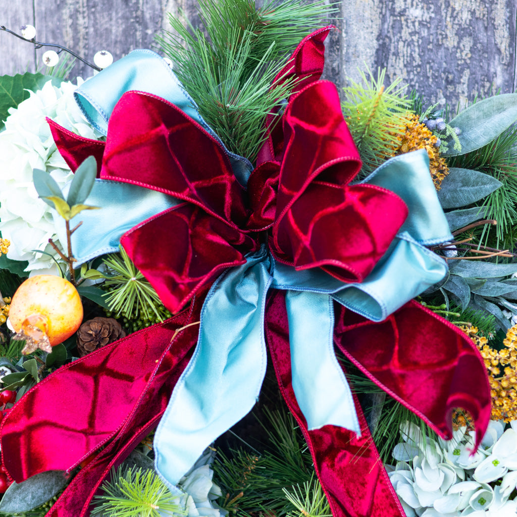Pompous Pomegranate Holiday Wreath