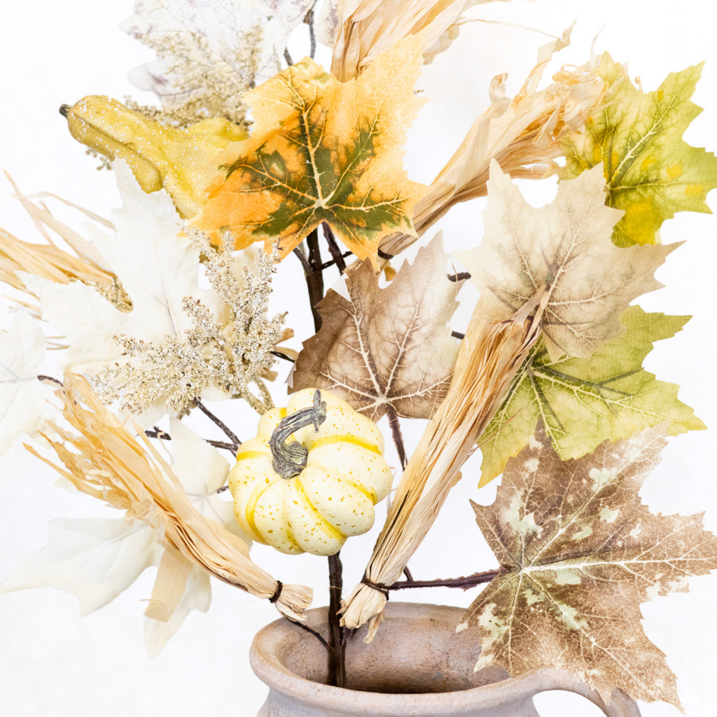 Harvest Leaf Pumpkin Gourd Spray