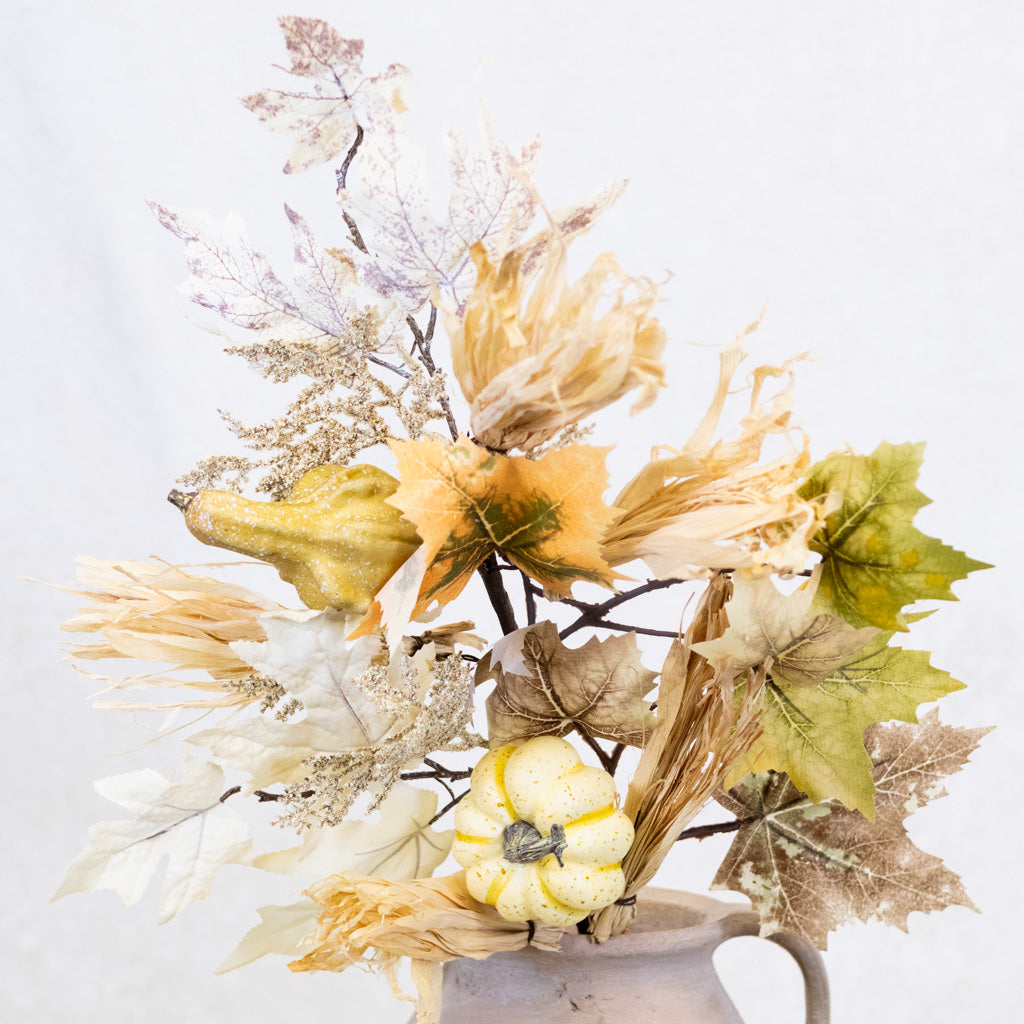 Harvest Leaf Pumpkin, Gourd Spray