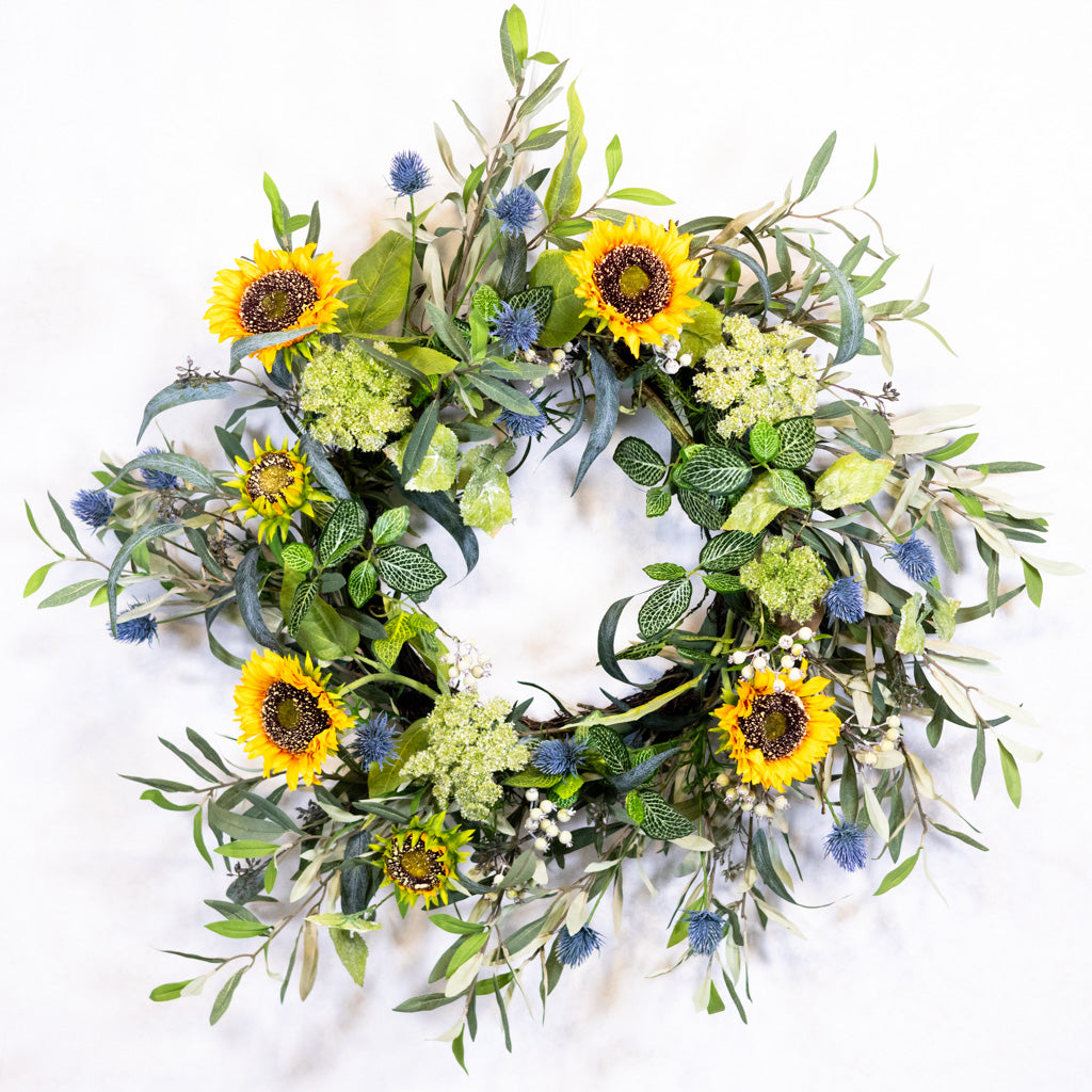 Sunflower Fields Wreath