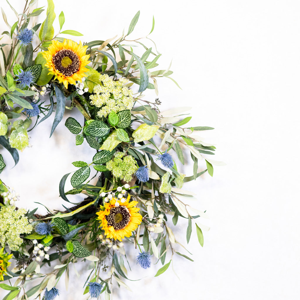 Sunflower Fields Wreath