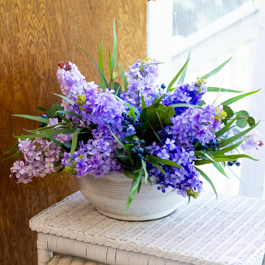 Cut Lilac Centerpiece Drop In
