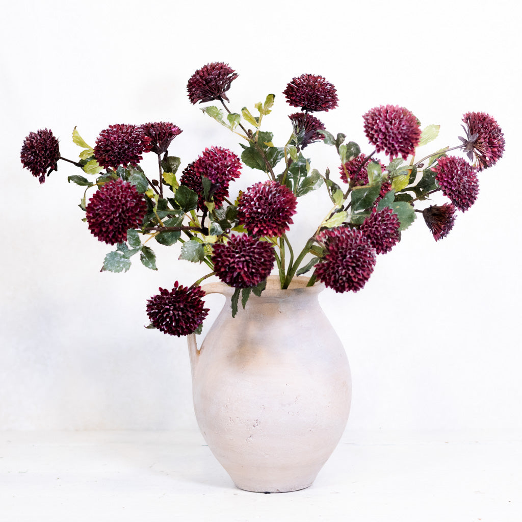 Real Touch Dahlia Dark Rose Spray