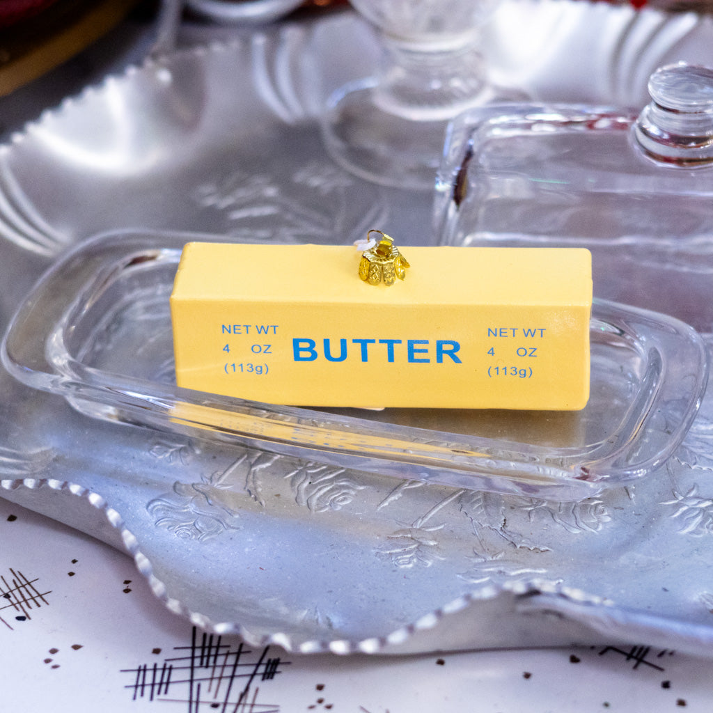 Stick of Butter Glass Ornament