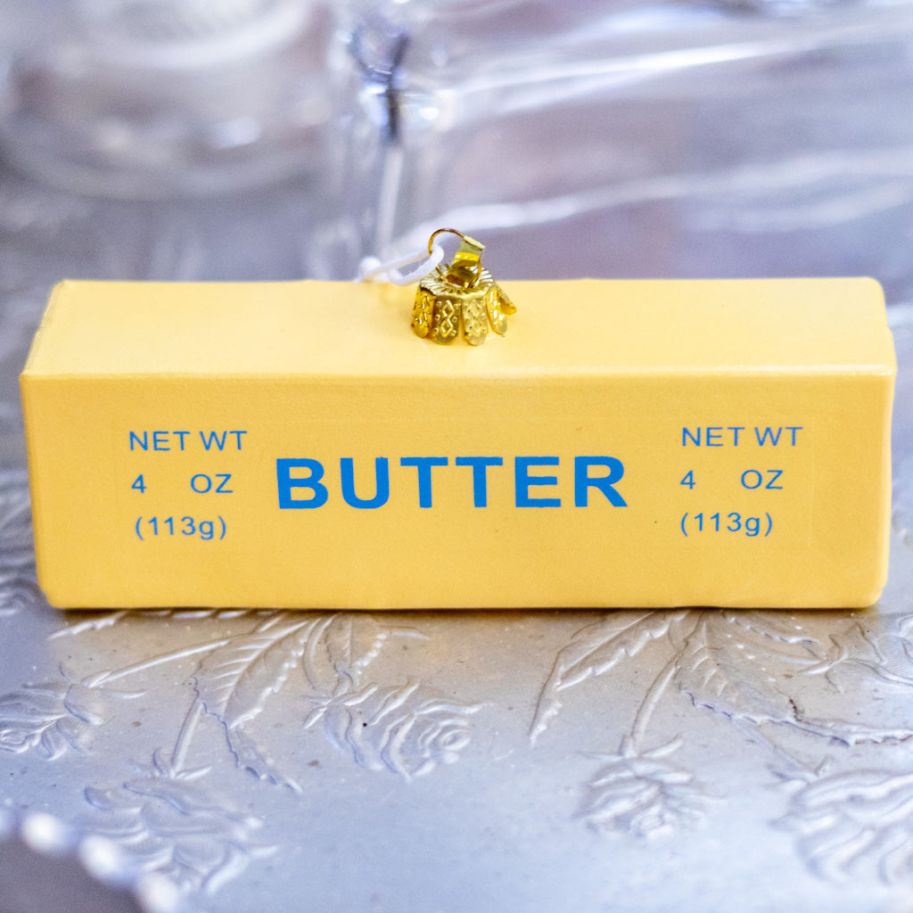 Stick of Butter Glass Ornament
