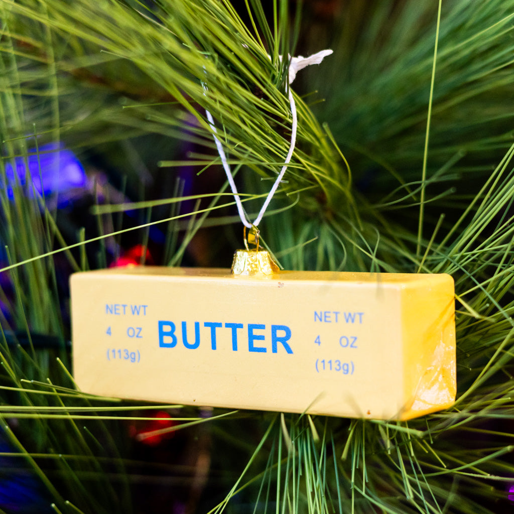 Stick of Butter Glass Ornament