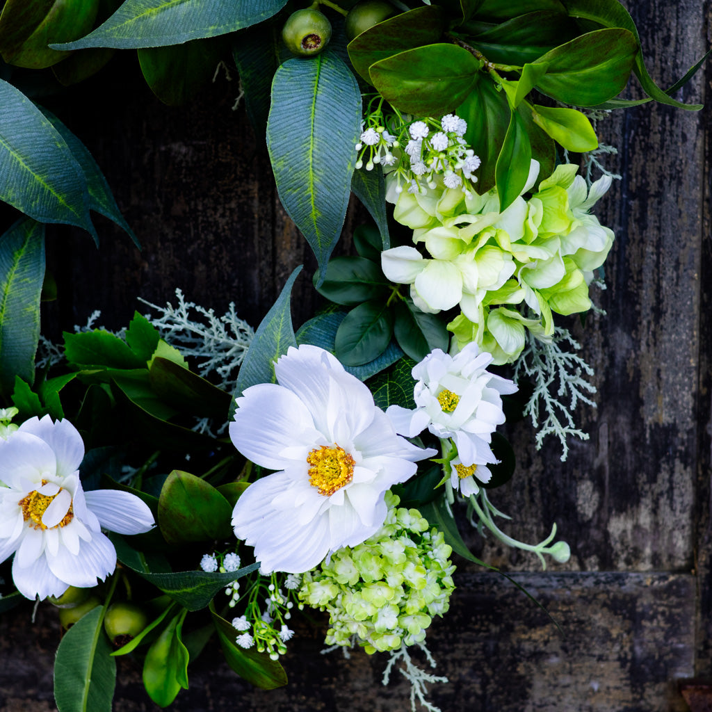 Cosmos Spring Wreath