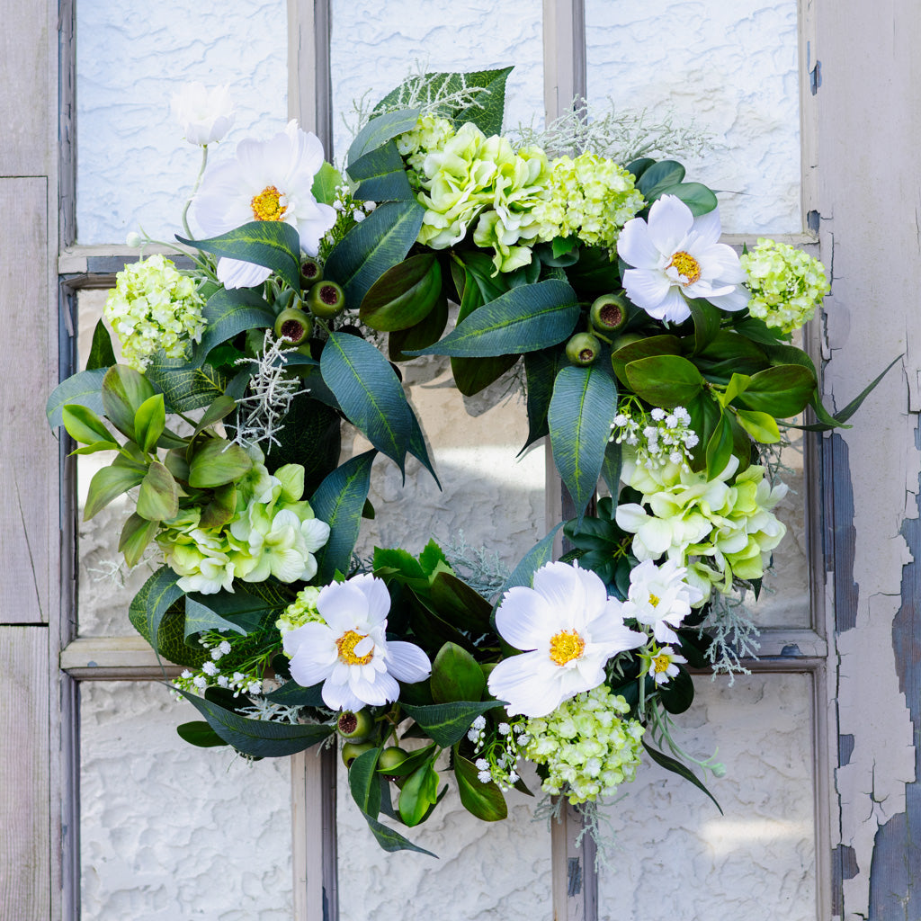 Cosmos Spring Wreath