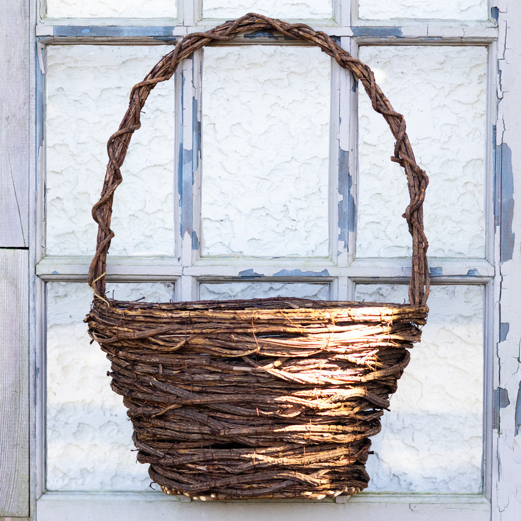 Large Grapevine Wall Basket