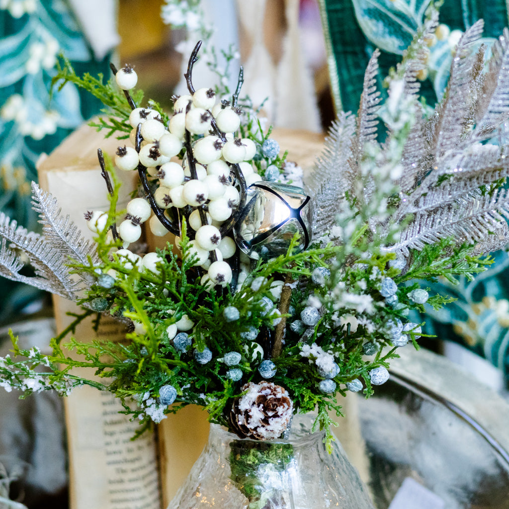 Silver Bells Mini Bouquet Drop In