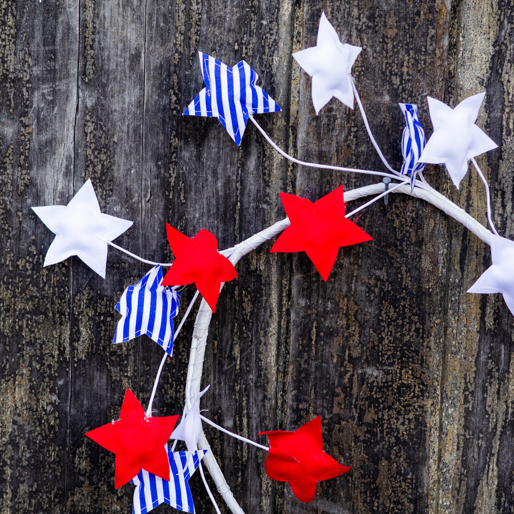 Americana Star Wreath