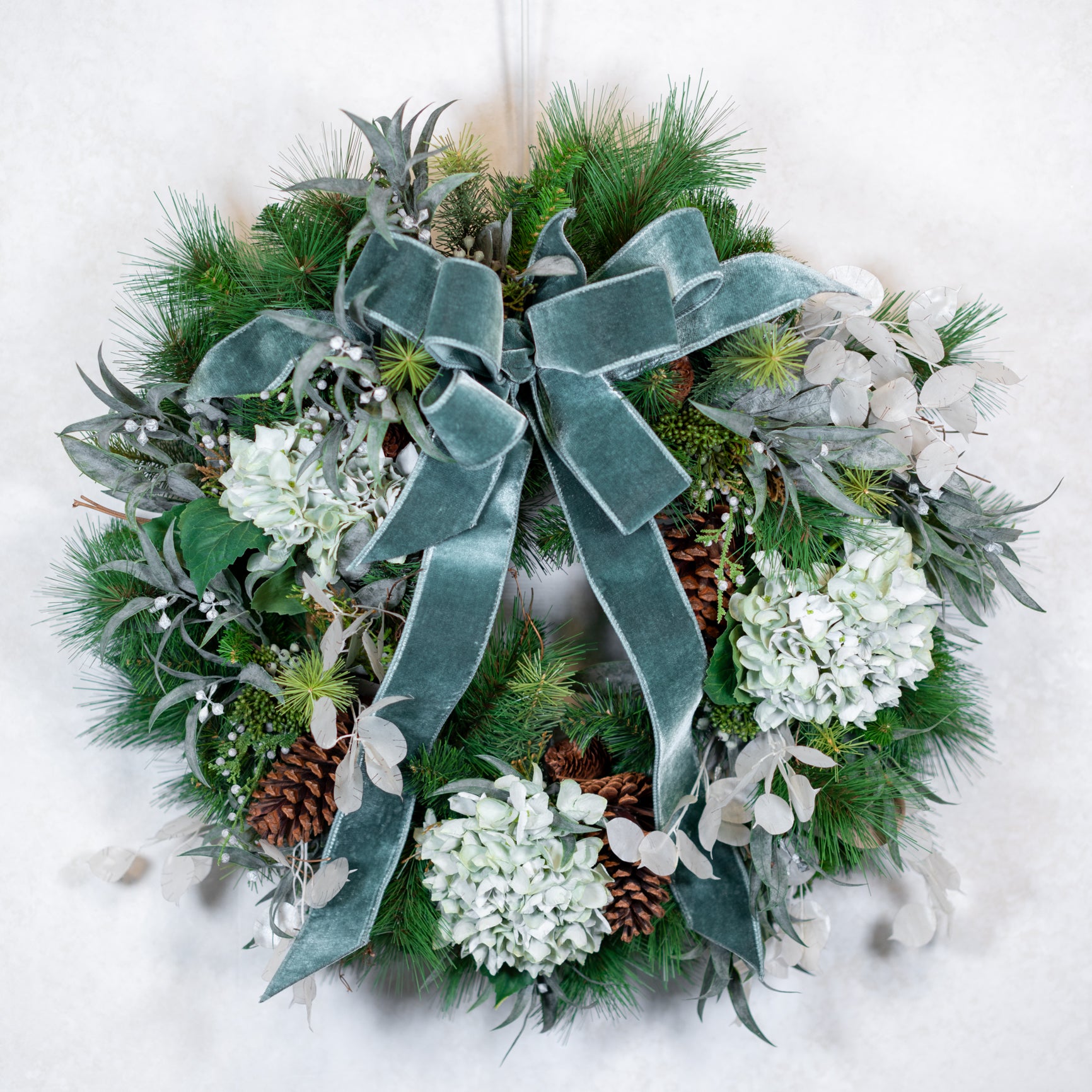 Winter Blues Collection Wreath