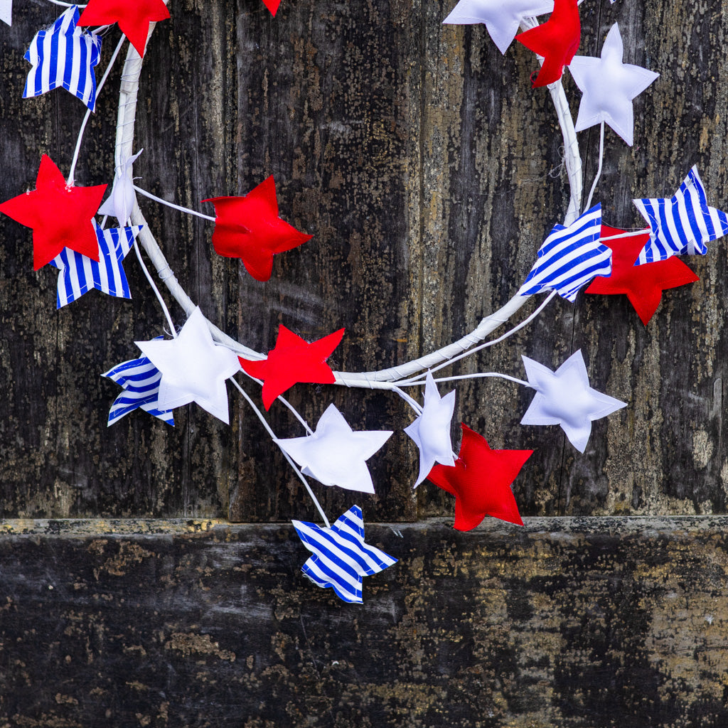 Americana Star Wreath