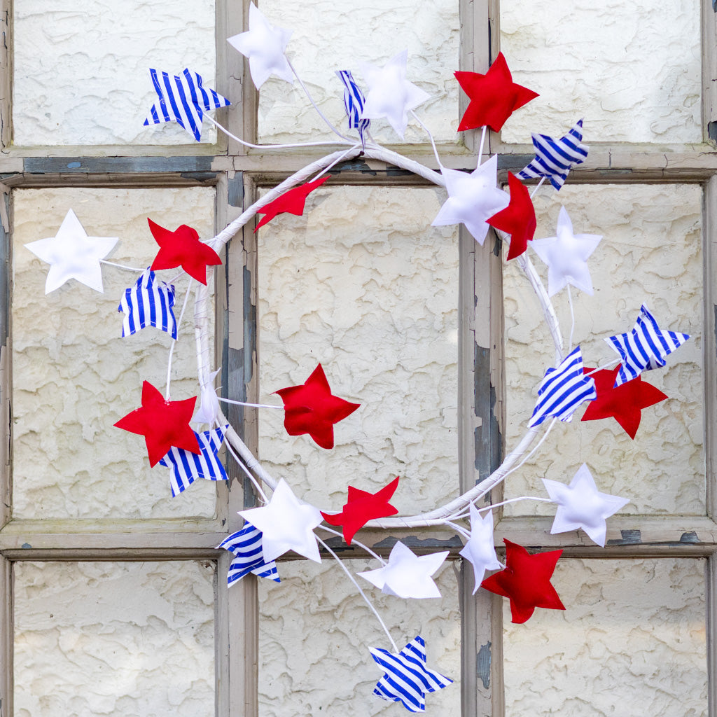 Americana Star Wreath