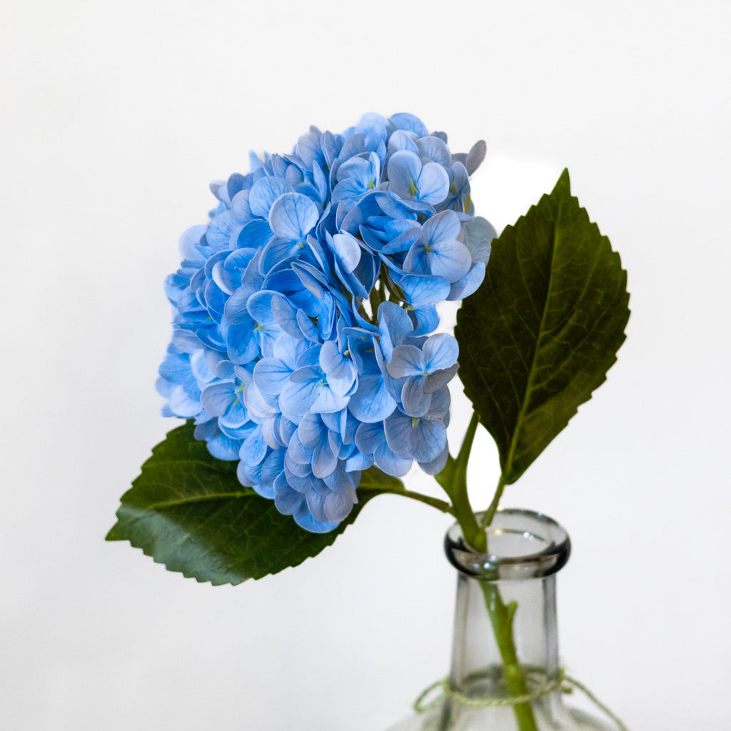 Blue Single Hydrangea Real Touch