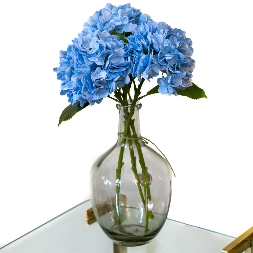 Blue Single Hydrangea Real Touch