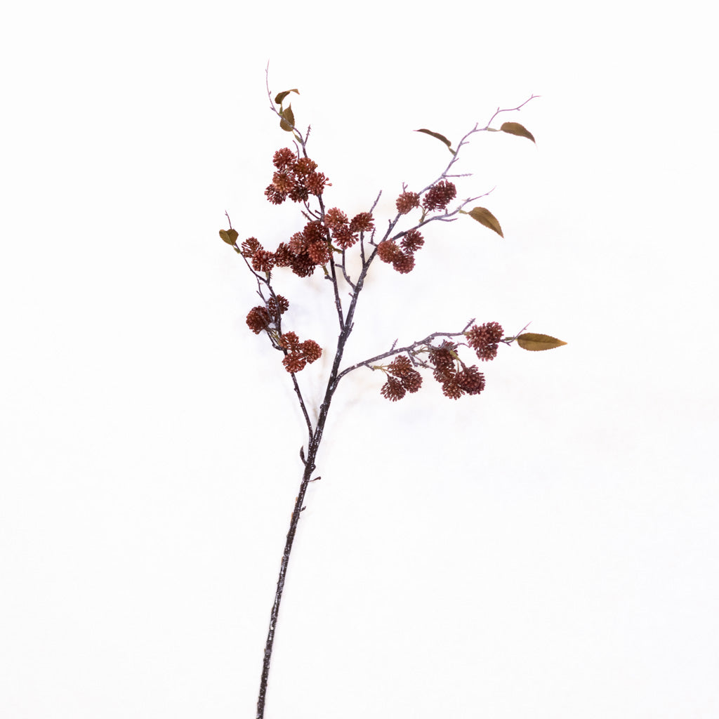 Pearl Burgundy Fruit Branch