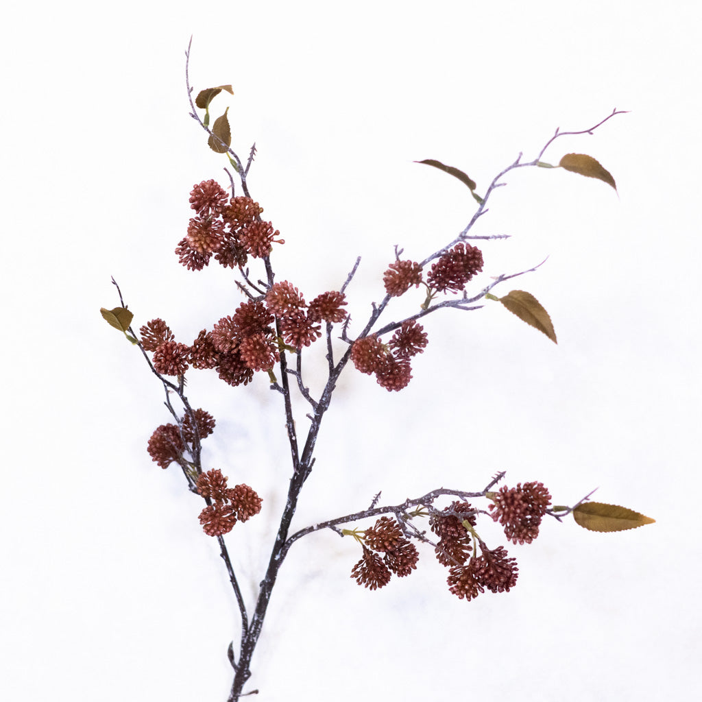 Pearl Burgundy Fruit Branch