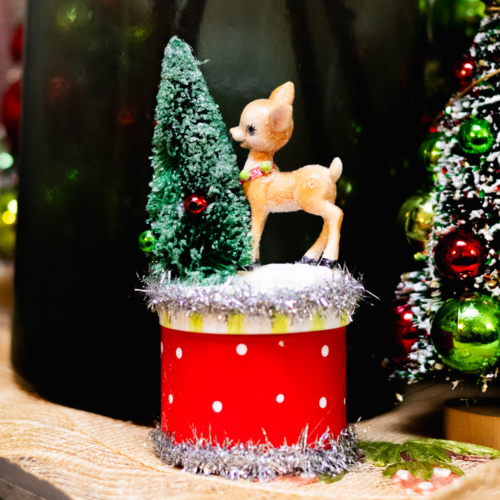 Little Deer with Tree Resin Box