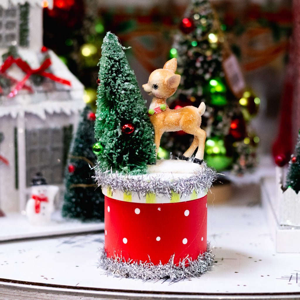 Little Deer with Tree Resin Box