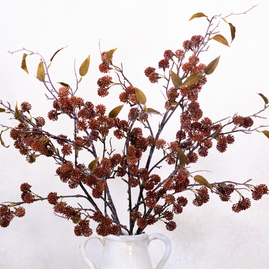 Pearl Burgundy Fruit Branch