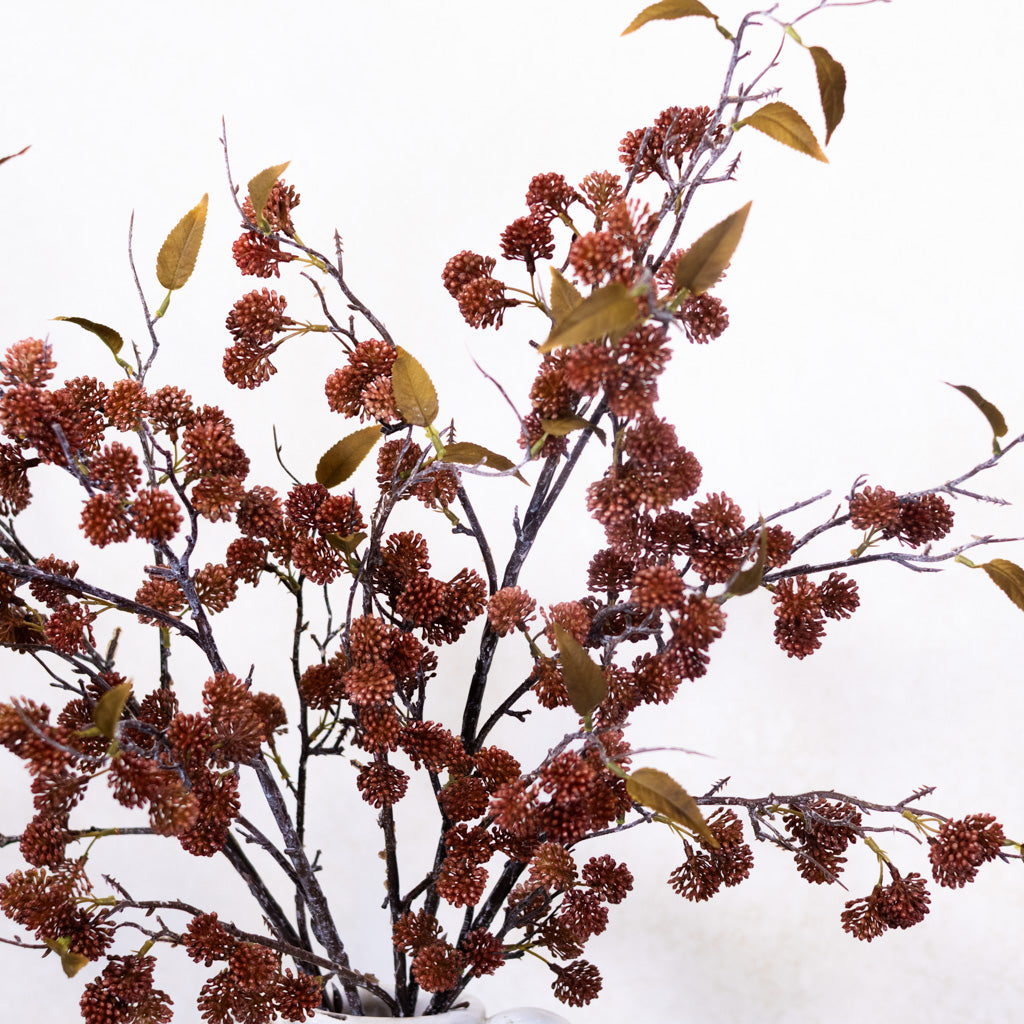 Pearl Burgundy Fruit Branch
