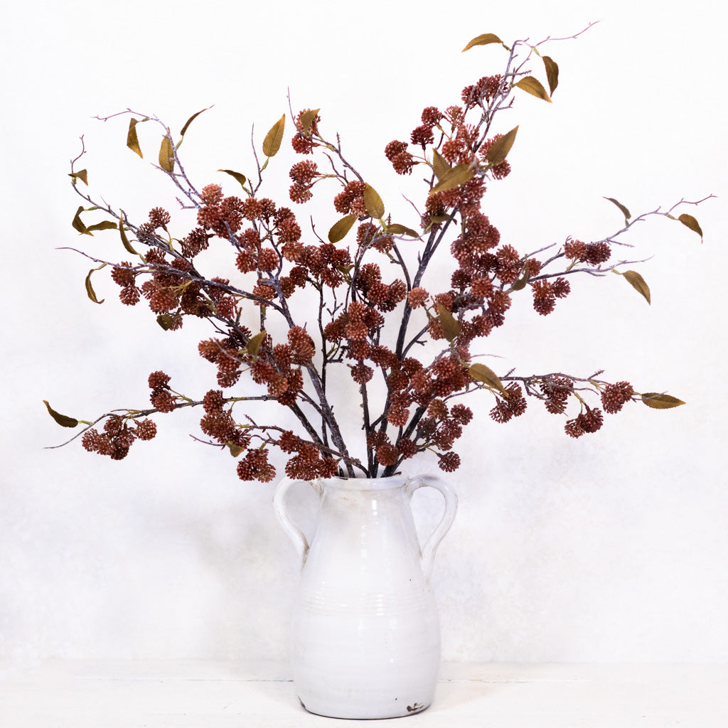 Pearl Burgundy Fruit Branch